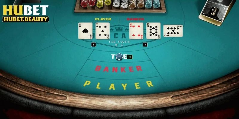 Game bài đổi thưởng Hubet top đầu phải kể tới Baccarat